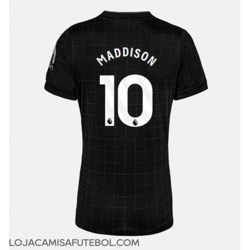 Camisa de Futebol Tottenham Hotspur James Maddison #10 Equipamento Secundário Mulheres 2025-26 Manga Curta